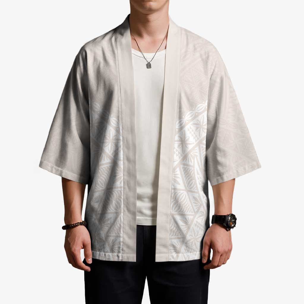 Lotu Tamaiti Tongan Polynesian Art Pattern Kimono Traditional Tribal Motifs - Polynesian Pride