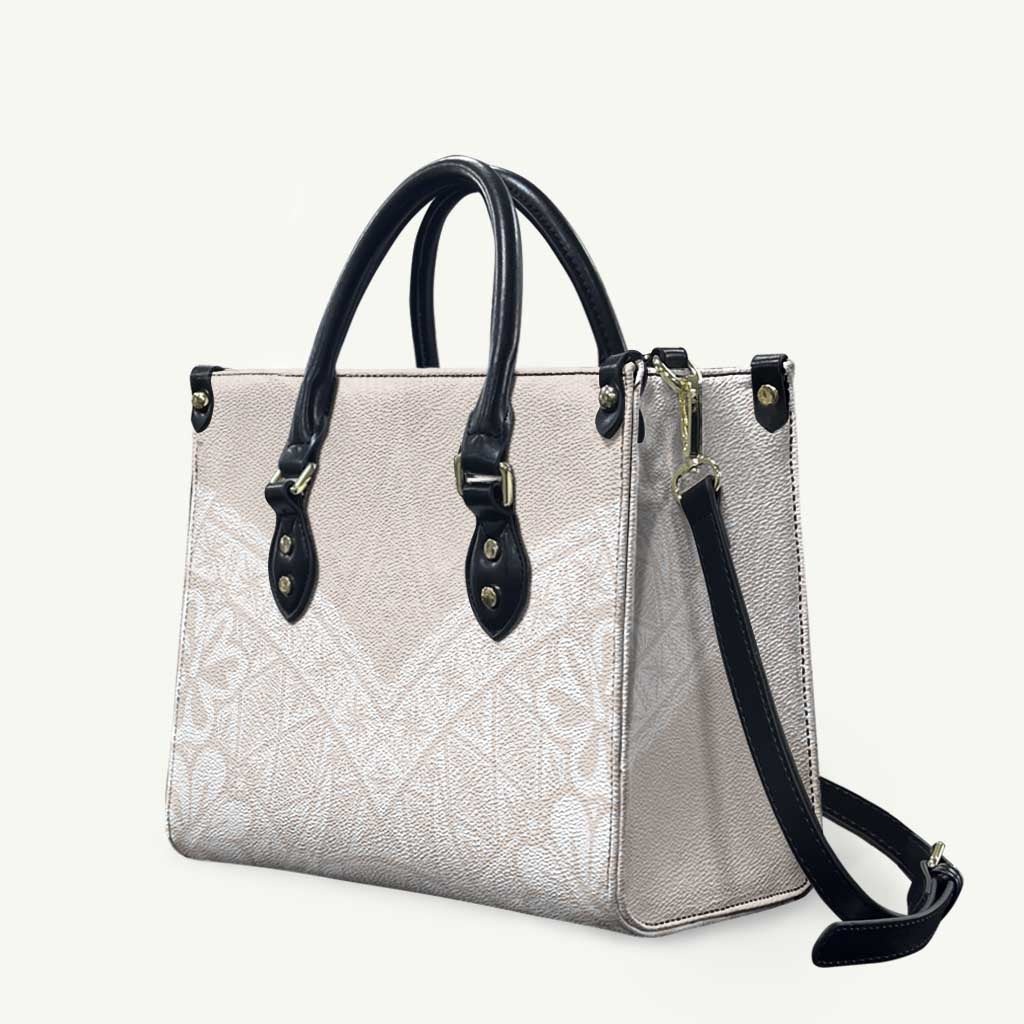 Lotu Tamaiti Tongan Polynesian Art Pattern Leather Bag Traditional Tribal Motifs - Polynesian Pride