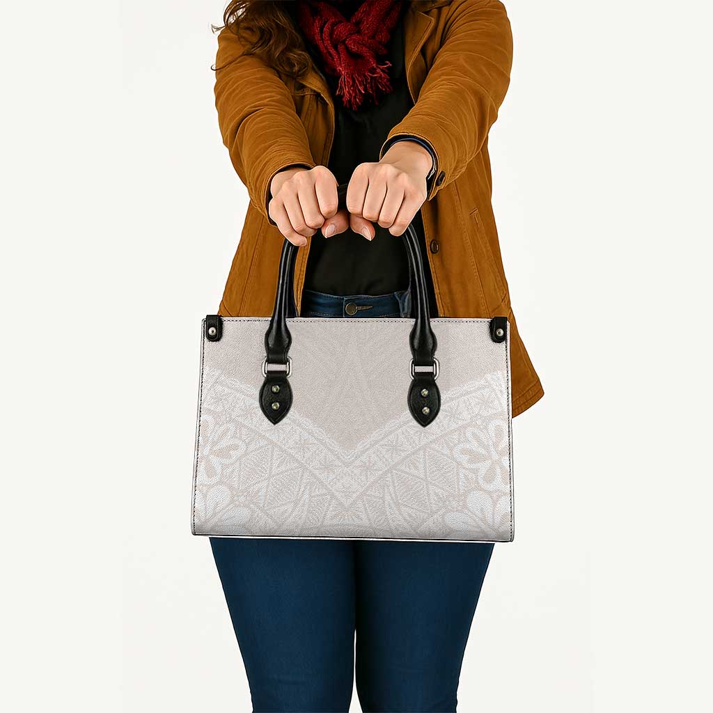 Lotu Tamaiti Tongan Polynesian Art Pattern Leather Bag Traditional Tribal Motifs - Polynesian Pride