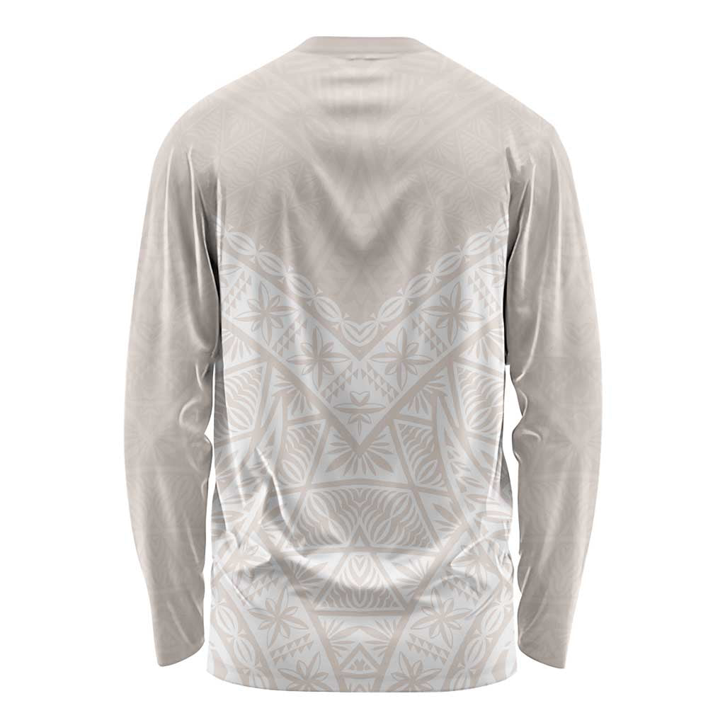 Lotu Tamaiti Tongan Polynesian Art Pattern Long Sleeve Shirt Traditional Tribal Motifs LT9 - Polynesian Pride