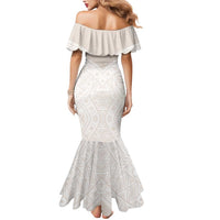 Lotu Tamaiti Tongan Polynesian Art Pattern Mermaid Dress Traditional Tribal Motifs LT9 - Polynesian Pride