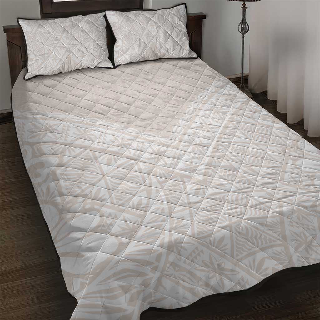 Lotu Tamaiti Tongan Polynesian Art Pattern Quilt Bed Set Traditional Tribal Motifs - Polynesian Pride