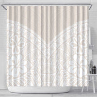 Lotu Tamaiti Tongan Polynesian Art Pattern Shower Curtain Traditional Tribal Motifs LT9 - Polynesian Pride