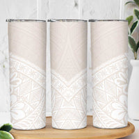 Lotu Tamaiti Tongan Polynesian Art Pattern Skinny Tumbler Traditional Tribal Motifs LT9 - Polynesian Pride