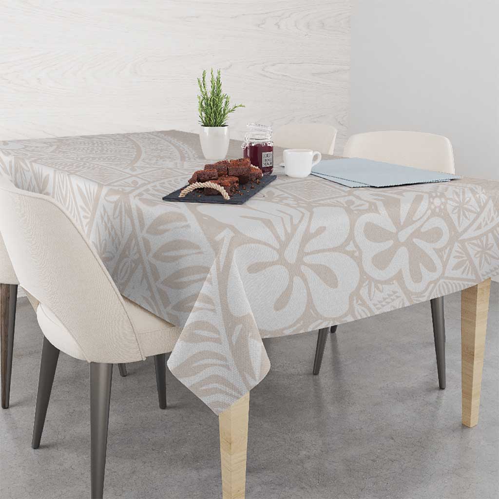 Lotu Tamaiti Tongan Polynesian Art Pattern Tablecloth Traditional Tribal Motifs - Polynesian Pride