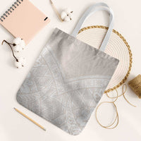 Lotu Tamaiti Tongan Polynesian Art Pattern Tote Bag Traditional Tribal Motifs LT9 White Strap One Size White - Polynesian Pride