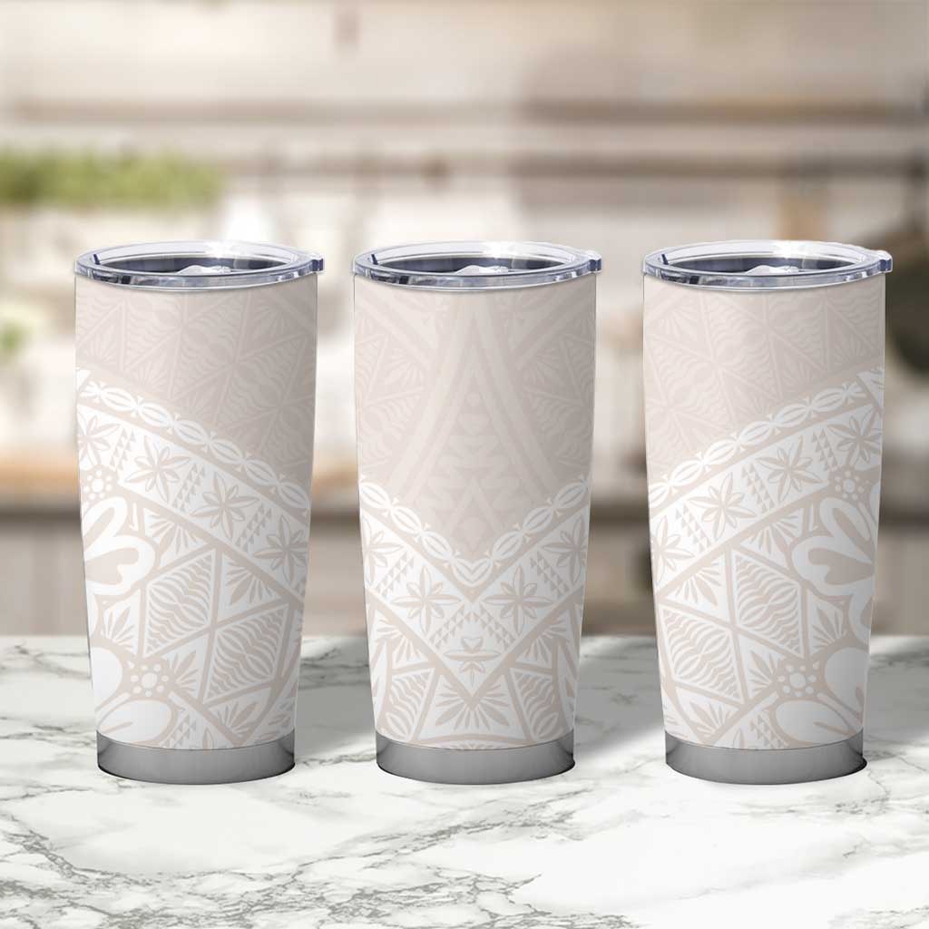 Lotu Tamaiti Tongan Polynesian Art Pattern Tumbler Cup Traditional Tribal Motifs LT9 - Polynesian Pride