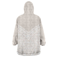 Lotu Tamaiti Tongan Polynesian Art Pattern Wearable Blanket Hoodie Traditional Tribal Motifs LT9 - Polynesian Pride