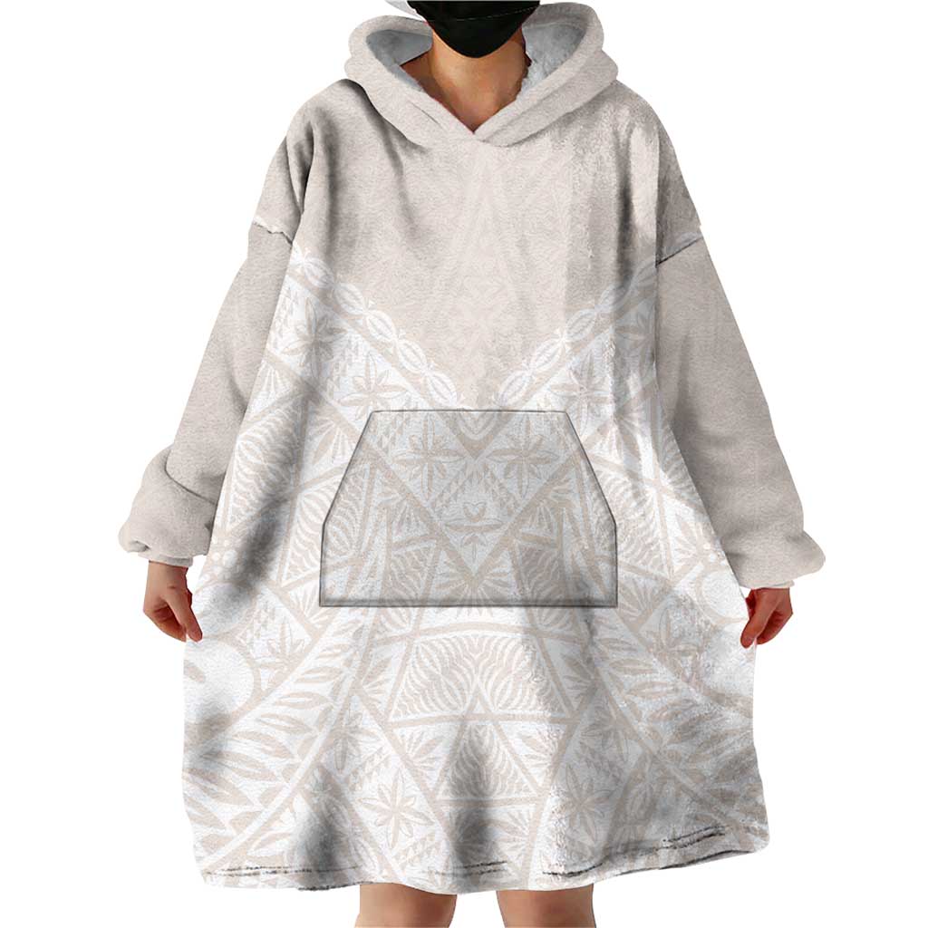 Lotu Tamaiti Tongan Polynesian Art Pattern Wearable Blanket Hoodie Traditional Tribal Motifs LT9 - Polynesian Pride