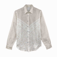Lotu Tamaiti Tongan Polynesian Art Pattern Women Casual Shirt Traditional Tribal Motifs LT9 - Polynesian Pride