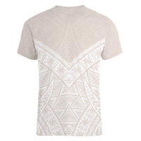Lotu Tamaiti Tongan Polynesian Art Pattern Women V-Neck T-Shirt Traditional Tribal Motifs LT9 - Polynesian Pride