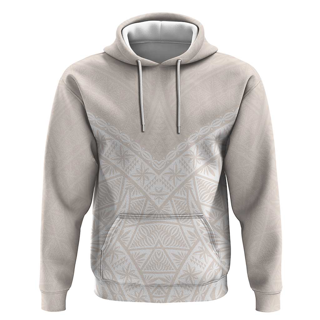 Lotu Tamaiti Tongan Polynesian Art Pattern Zip Hoodie Traditional Tribal Motifs LT9 Pullover Hoodie White - Polynesian Pride