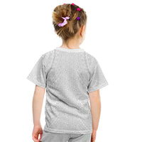 Lotu Tamaiti White Tongan Ngatu Kid T Shirt Polynesian Tribal Fonulei Pattern LT9 - Polynesian Pride