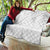 Lotu Tamaiti White Tongan Ngatu Quilt Polynesian Tribal Fonulei Pattern - Polynesian Pride