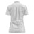 Lotu Tamaiti White Tongan Ngatu Women Polo Shirt Polynesian Tribal Fonulei Pattern - Polynesian Pride