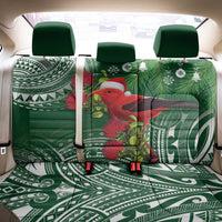 Christmas Hawaii with I'iwi Bird Back Car Seat Cover Aloha Mele Kalikimaka - Green Art LT9 - Polynesian Pride