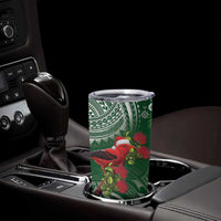 Christmas Hawaii with I'iwi Bird Tumbler Cup Aloha Mele Kalikimaka - Green Art LT9 - Polynesian Pride