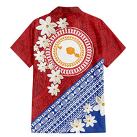 French Polynesia Family Matching Mermaid Dress and Hawaiian Shirt Tahitian Tiare Flowers Tribal LT9 - Polynesian Pride