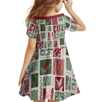 Mele Kalikimaka Hawaiian Quilt and Lei Patchwork Family Matching Puletasi and Hawaiian Shirt LT9 - Polynesian Pride