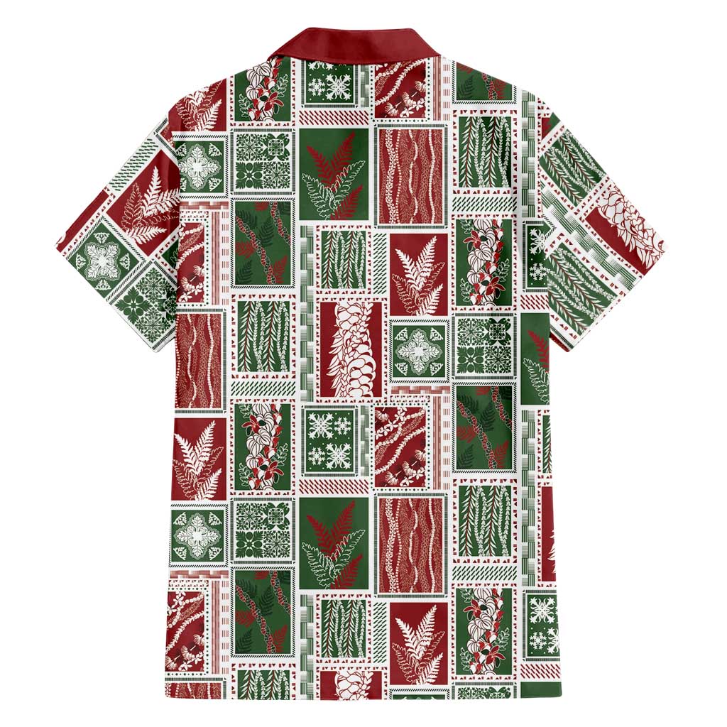 Mele Kalikimaka Hawaiian Quilt and Lei Patchwork Family Matching Summer Maxi Dress and Hawaiian Shirt LT9 - Polynesian Pride