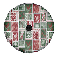 Mele Kalikimaka Hawaiian Quilt and Lei Patchwork Spare Tire Cover LT9 - Polynesian Pride