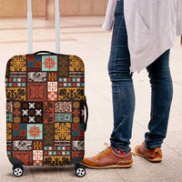 Vintage Hawaiian Quilting Patterns Luggage Cover Brown Style Tribal Fabric Patchwork LT9 Brown - Polynesian Pride