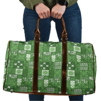 Vintage Hawaiian Quilting Patterns Travel Bag Green Style Tribal Fabric Patchwork LT9 Green - Polynesian Pride
