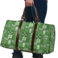 Vintage Hawaiian Quilting Patterns Travel Bag Green Style Tribal Fabric Patchwork LT9 - Polynesian Pride