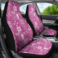 Vintage Hawaiian Quilting Patterns Car Seat Cover Pink Style Tribal Fabric Patchwork LT9 - Polynesian Pride