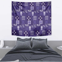 Vintage Hawaiian Quilting Patterns Tapestry Purple Style Tribal Fabric Patchwork - Polynesian Pride