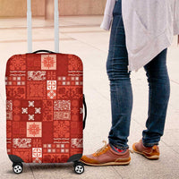 Vintage Hawaiian Quilting Patterns Luggage Cover Red Style Tribal Fabric Patchwork LT9 Red - Polynesian Pride