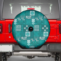 Vintage Hawaiian Quilting Patterns Spare Tire Cover Turquoise Style Tribal Fabric Patchwork LT9 - Polynesian Pride