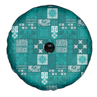 Vintage Hawaiian Quilting Patterns Spare Tire Cover Turquoise Style Tribal Fabric Patchwork LT9 - Polynesian Pride