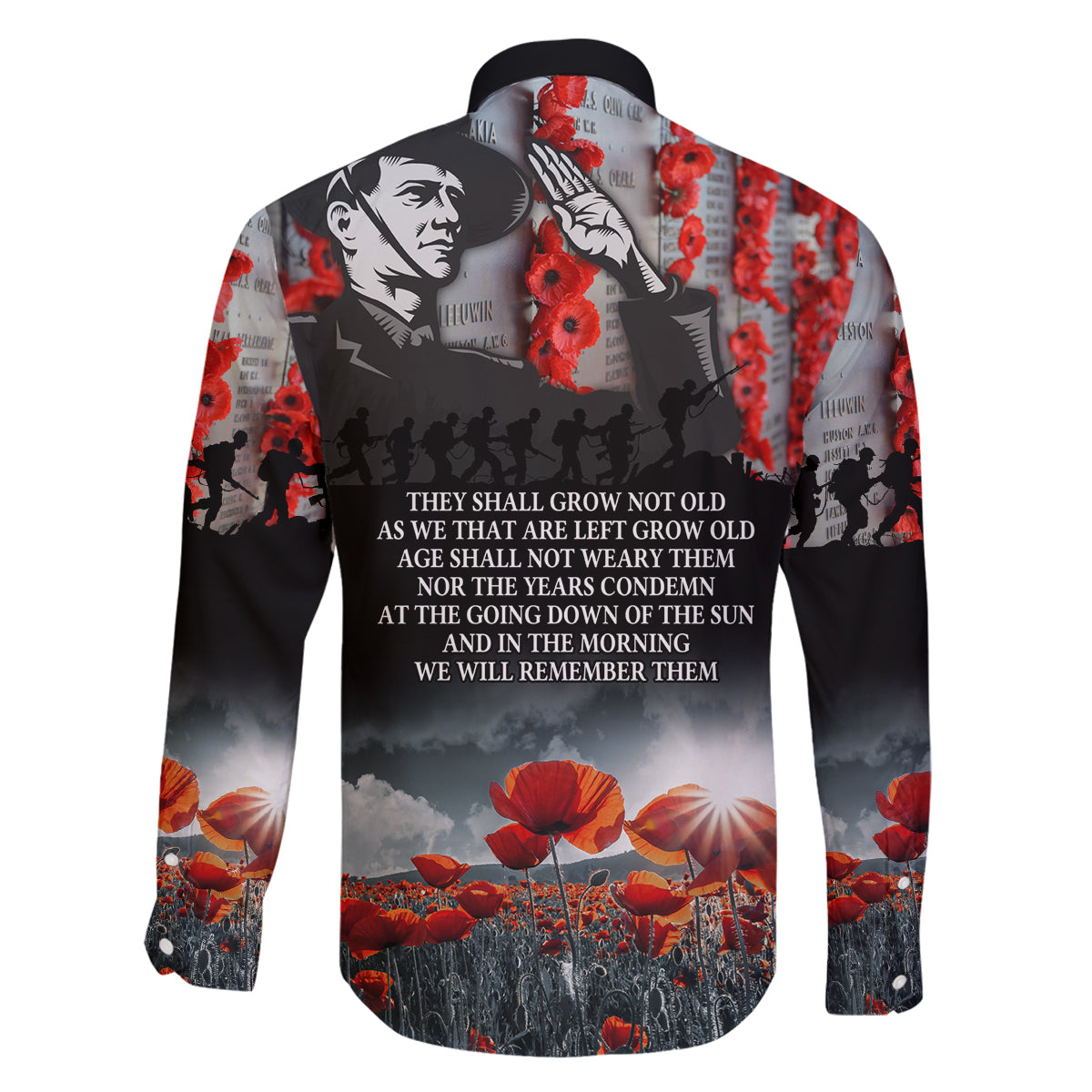 ANZAC DAY Heroes Of The Gallipoli Family Matching Puletasi and Hawaiian Shirt LT9 - Polynesian Pride