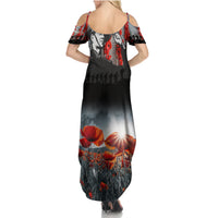 ANZAC DAY Heroes Of The Gallipoli Family Matching Summer Maxi Dress and Hawaiian Shirt LT9 - Polynesian Pride
