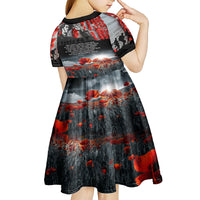 ANZAC DAY Heroes Of The Gallipoli Kid Short Sleeve Dress LT9 - Polynesian Pride