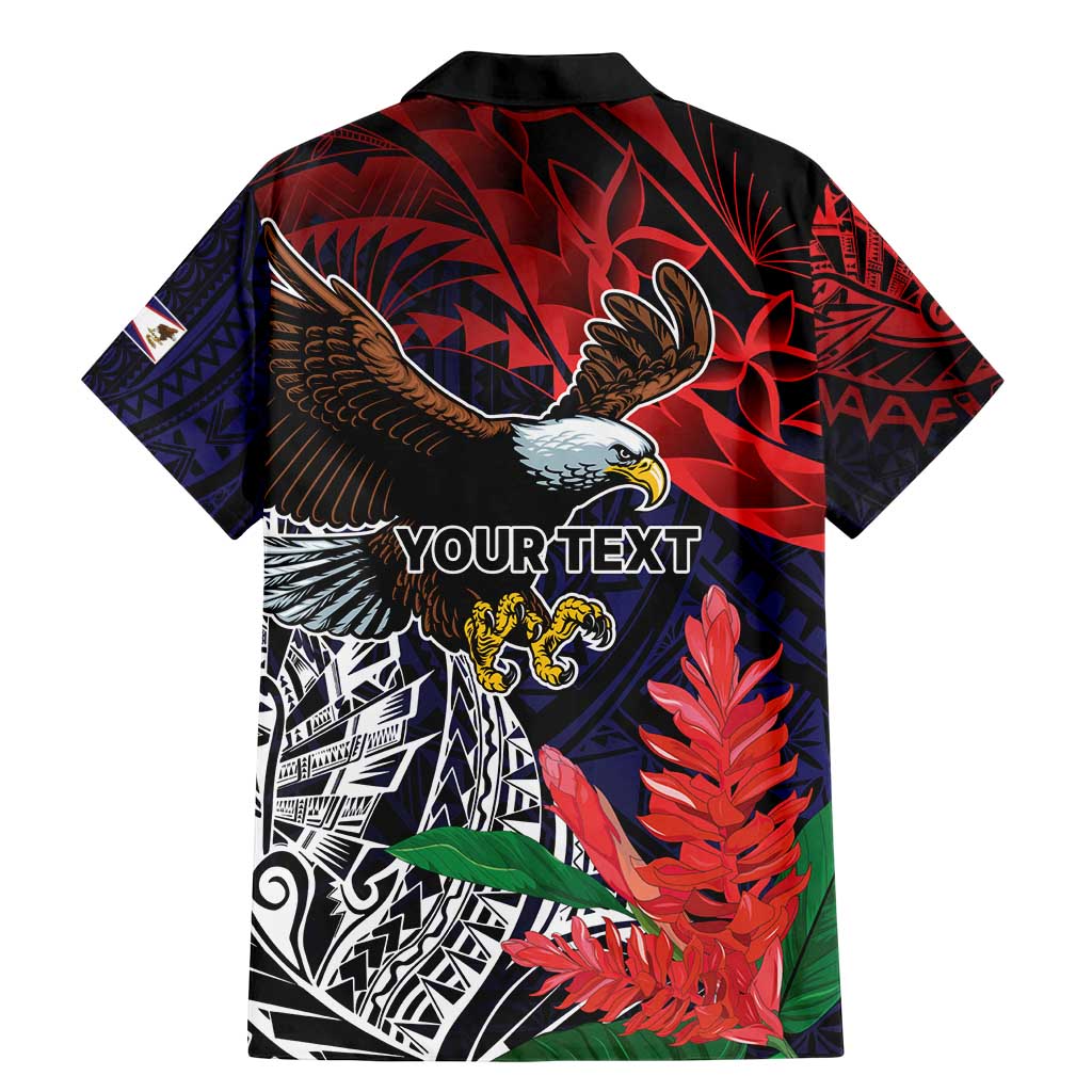 American Samoa Bald Eagle Personalized Family Matching Mermaid Dress and Hawaiian Shirt Samoa Muamua Le Atua LT9 - Polynesian Pride