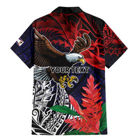 American Samoa Bald Eagle Personalized Family Matching Mermaid Dress and Hawaiian Shirt Samoa Muamua Le Atua LT9 - Polynesian Pride