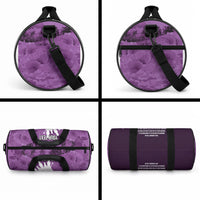 Anzac Day Gallipoli Personalised Duffle Bag Purple Poppy Flowers LT9 - Polynesian Pride