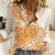 Polynesian Women Casual Shirt Tribal Tattoo Gold Screen Color LT9 Female Gold - Polynesian Pride