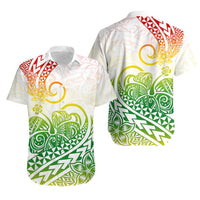 Polynesian Hawaiian Shirt Tribal Tattoo Gradient 02 Screen Color LT9 Gradient - Polynesian Pride