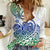 Polynesian Women Casual Shirt Tribal Tattoo Gradient 03 Screen Color LT9 Female Gradient - Polynesian Pride