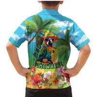 Always 5 O'clock Family Matching Mermaid Dress and Hawaiian Shirt Hawaiian Tropical Parrot LT9 - Polynesian Pride