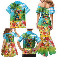 Always 5 O'clock Family Matching Mermaid Dress and Hawaiian Shirt Hawaiian Tropical Parrot LT9 - Polynesian Pride