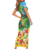 Always 5 O'clock Family Matching Short Sleeve Bodycon Dress and Hawaiian Shirt Hawaiian Tropical Parrot LT9 - Polynesian Pride