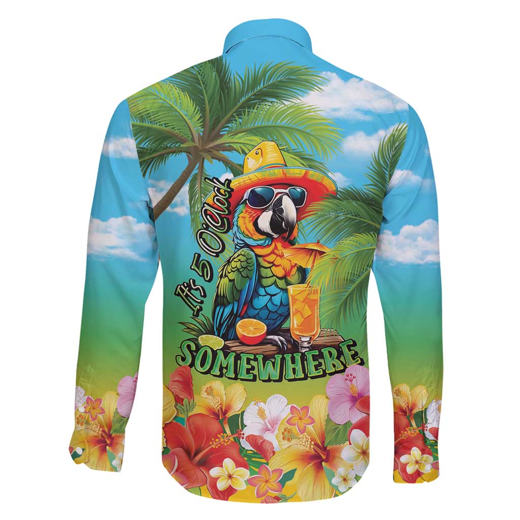 Always 5 O'clock Family Matching Summer Maxi Dress and Hawaiian Shirt Hawaiian Tropical Parrot LT9 - Polynesian Pride