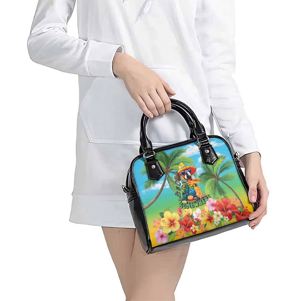 Always 5 O'clock Shoulder Handbag Hawaiian Tropical Parrot - Polynesian Pride