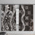 Hawaii Puakenikeni and Maile Lei Window Curtain Black Japanese Wave Style - Polynesian Pride