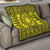 All Yellow Tonga Malo e lelei Quilt Vintage Ngatu Tribal Pattern - Polynesian Pride