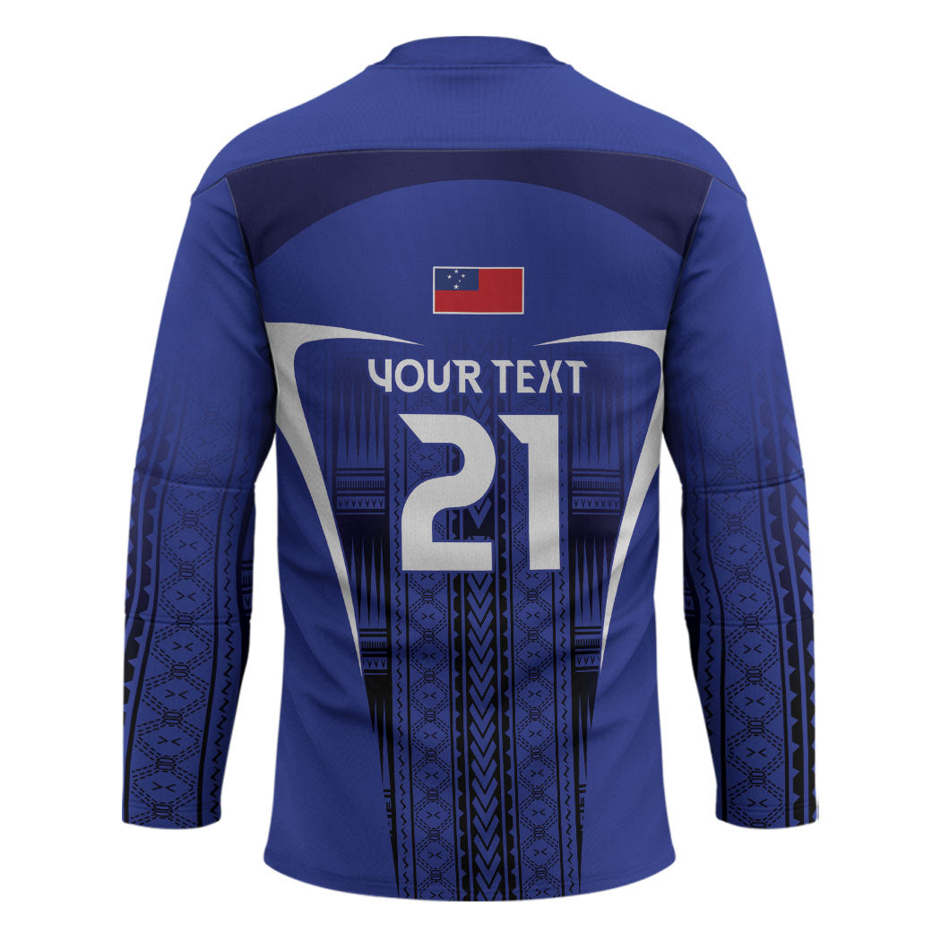 2026 Rugby Nations Series Custom Manu Samoa Hockey Jersey LT9 - Polynesian Pride